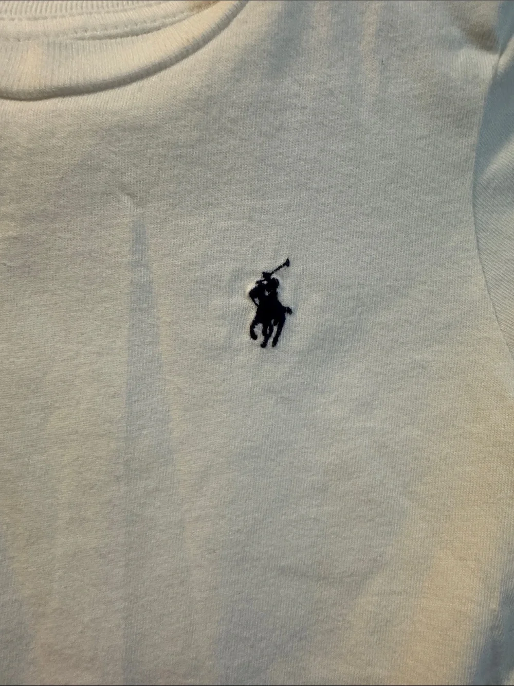 Ralph Lauren Baby Boys 12M White Logo T-Shirt